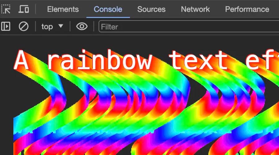 console.delight - Did you know console could also render CSS, SVGs and HTML?