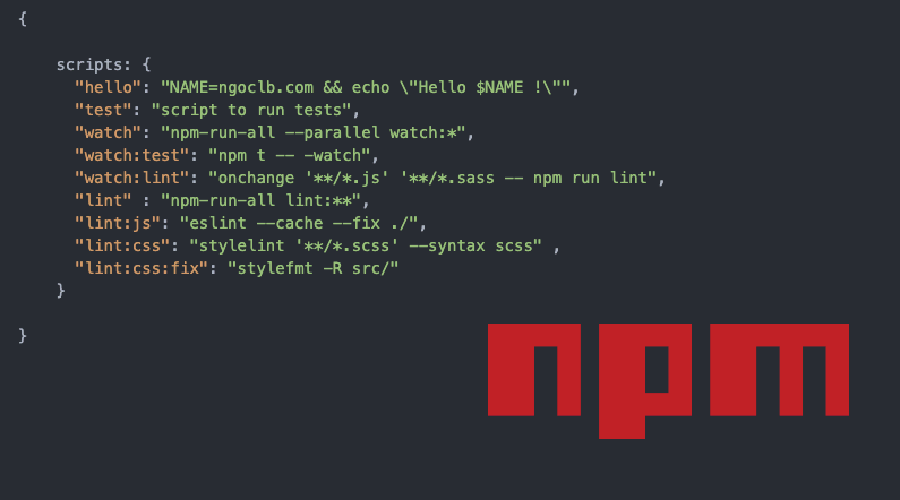 Mastering NPM Scripts