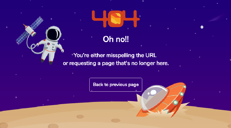 404 Page Templates With SVG Animations